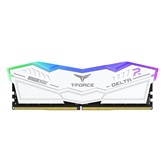 Модуль памяти DDR5 TEAMGROUP T-Force Delta RGB 32GB (2x16GB) 6000MHz CL38 (38-38-38-78) 1.25V / FF4D532G6000HC38ADC01 / White