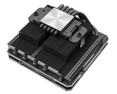 Кулер ID-COOLING IS-55 ARGB LGA1700/1200/115X/AM5/AM4 низкопрофильный высота 55mm (18шт/кор, TDP 125W, PWM, 5 тепл.трубок + медная база, ARGB FAN 120mm, черный) BOX