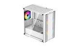 Корпус Deepcool CC360 WH ARGB, TG, mini-ITX, mATX, белый