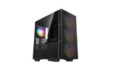 Корпус Deepcool CH560, TG, 3x140mm ARGB Fan, 1x120mm ARGB Fan, mini-ITX, mATX, ATX, E-ATX, черный