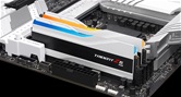Модуль памяти DDR5 G.SKILL TRIDENT Z5 RGB 32GB (2x16GB) 6000MHz CL32 (32-38-38-96) 1.35V / F5-6000J3238F16GX2-TZ5RW / White