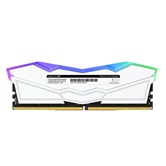 Модуль памяти DDR5 TEAMGROUP T-Force Delta RGB 32GB (2x16GB) 6400MHz CL32 (32-39-39-84) 1.35V / FF4D532G6400HC32ADC01 / White