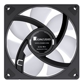 Вентилятор JONSBO SL-925B 92х92х25мм (100шт/кор, PWM, ARGB LED, 800-2200об/мин, черный) Retail