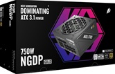 Блок питания 1STPLAYER NGDP GOLD 750W Black / ATX 3.1, APFC, 80 PLUS Gold, LLC+DC-DC, full Japan solid-state caps, 120mm fan, full modular / HA-750BA4