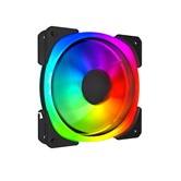 Вентилятор Powercase (CM21-12 ARGB) Black 120x120x25мм (PWM, 100шт./кор, 4pin +ARGB Sync, 500-1500±10% об/мин) Bulk