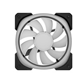 Вентилятор Powercase (CM21-14 ARGB) Black 140x140x25мм (PWM, 100шт./кор, 4pin +ARGB Sync, 500-1500±10% об/мин) Bulk