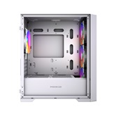 Корпус Powercase Alisio Micro X4W V2, Tempered Glass, 4х 120mm ARGB fans, ARGB HUB, белый, mATX  (CAMCXW-A4)