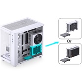 Корпус JONSBO TK-3 White, TG (aquarium), mini-ITX, mATX, ATX, белый