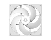 Вентилятор ID-COOLING AS-140-W DUET (2 in 1) 140x140x25мм (32шт./кор, PWM, резиновые углы, белый, 300-1800об/мин, супертихий)  BOX