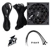 Блок питания 1STPLAYER ACK STANDARD 550W Black / ATX 2.4, APFC, 80 PLUS Standard, Double Forward, Teapo main cap, 140mm fan, non-modular / HA-550AC1