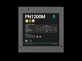 Блок питания Deepcool GAMERSTORM PN1200M (ATX 3.1, 1200W, Full Cable Management, PWM 135mm fan, Active PFC, 80+ GOLD, Active PFC + Half Bridge SRC LLC + DC/DC, Gen5 PCIe) RET
