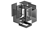 Корпус Deepcool CH170 DIGITAL, mini-ITX, черный