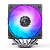 Кулер JONSBO CR-3000E(Color) Black LGA1700/1200/115X/AM5/AM4 (12шт/кор, TDP 260W, PWM, 2 x 120mm Dynamic Multi-Color LED Fan, 6 тепловых трубок, 4-pin) Retail