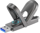 Накопитель USB3.2+TypeC Solid State Flash Drive Netac US9 1TB 900MB/1000MB/s металлический корпус [NT03US9C-001T-32TA]