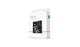 Вентилятор DEEPCOOL FD12 120x120x25мм (48шт./кор, PWM, черный, 400-2050об/мин) Color BOX