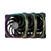 Вентилятор Geometric Future Squama 2503B-14 Single Pack / 140mm, PWM, 2400 RPM, 91.15 CFM, 34.0 dBA, 5V ARGB, Black / 1F2503B114000