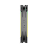 Комплект вентиляторов (3 шт.) Geometric Future Squama 2503B-14 Triple Pack / 140mm, PWM, 2400 RPM, 91.15 CFM, 34.0 dBA, 5V ARGB, Black / 1F2503B314000