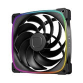 Комплект вентиляторов (3 шт.) Geometric Future Squama 2503RB-14 Reverse Black / 140mm, PWM, 2100 RPM, 71.80 CFM, 34.0 dBA, 5V ARGB / 1F2503R314000