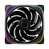 Комплект вентиляторов (3 шт.) Geometric Future Squama 2503RB-14 Reverse Black / 140mm, PWM, 2100 RPM, 71.80 CFM, 34.0 dBA, 5V ARGB / 1F2503R314000