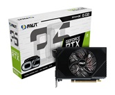 Видеокарта PALIT GeForce RTX 3050 STORMX OC / 6GB GDDR6 96BIT DVI HDMI DP / NE63050S18JE-1072F