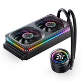 Комплект водяного охлаждения JONSBO TH-240 Black LGA1700/1200/115X/AM5/AM4 (6шт/кор, TDP 260W, ARGB FAN and PUMP, PWM, DUAL FAN 120mm) RET