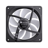 Вентилятор JONSBO FR-606B 120х120х25мм (60шт/кор, PWM, ARGB LED, 800-1500об/мин, черный) Retail