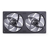 Вентилятор JONSBO ZB-240BR (2 in 1) 242х123х28мм REVERSE (20шт/кор, PWM, ARGB LED, 700-2400об/мин, черный) Retail