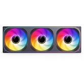 Вентилятор JONSBO ZB-360BR (3 in 1) 362х123х28мм REVERSE (16шт/кор, PWM, ARGB LED, 700-2400об/мин, черный) Retail