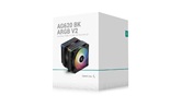 Кулер DEEPCOOL AG620 BK ARGB V2 LGA20XX/1700/1200/115X/AM5/AM4 (9шт/кор, TDP 260W, PWM, ARGB DUAL Fan 120mm, 6 тепл. трубок, Copper Base, черный) RET