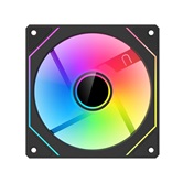 Вентилятор XASTRA FM120B ARGB reverse single pack 120x120x25мм (60шт/кор,Infinity lighting effect, ARGB, PWM, black)  BOX