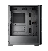 Корпус CHIEFTEC PRO MIDI TG AS-02B-TG-OP, TG, mini-ITX, mATX, ATX, черный