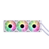 Система водяного охлаждения 1STPLAYER TS4 360 White / 3x120mm, ARGB, IPS display / TS4-360-WH