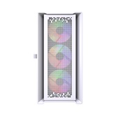 Корпус Powercase ByteFlow Micro White LE, Tempered Glass, 4х 120mm ARGB PWM fans, белый, mATX  (CAMBFW-A4-LE)