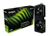 Видеокарта PALIT GeForce RTX 5060 TI DUAL / 8GB GDDR7 128BIT 3xDP HDMI / NE7506T019P1-GB2062D