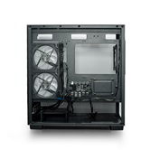 Корпус XASTRA Q500M 3ARGB-C10 Black mATX/Aquarium/Screewless/ 3x120mm ARGB PWM FM fans/Argb+PWM HUB 10port/ Q500M-3FM12A-C10