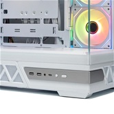 Корпус XASTRA Q700 4ARGB-C10-UC White ATX/Aquarium/Screewless/4x120mm ARGB PWM mirror fans/Argb+PWM HUB 10port/Type C Q700-4FM12A-C10-UC-WH