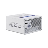 Блок питания Chieftec Vega M White PPG-1000-CW (ATX 3.1, 1000W, 80 PLUS GOLD, Active PFC, 135mm fan, Gen5 PCIe, Full Cable Management, белый) Retail