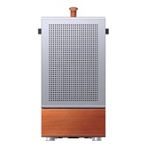 Корпус JONSBO T7 Silver, TG, mini-ITX, mATX, серебристый
