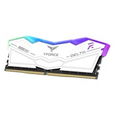 Модуль памяти DDR5 TEAMGROUP T-Force Delta RGB 64GB (2x32GB) 6000MHz CL38 (38-46-46-84) 1.35V / FF4D564G6000HC38JDC01 / White