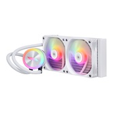 Система водяного охлаждения 1STPLAYER TS1 240 White / 2x120mm, ARGB, 250W TDP / TS1-240-WH