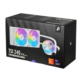 Система водяного охлаждения 1STPLAYER TS1 240 White / 2x120mm, ARGB, 250W TDP / TS1-240-WH