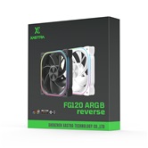 Вентилятор XASTRA FG120B ARGB reverse single pack 120x120x25мм (60шт/кор, ARGB,  PWM, black)  Color  BOX