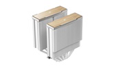 Кулер DEEPCOOL AK620 G2 WH LGA1851/1700/1200/115X/AM5/AM4 (8шт/кор, TDP 260W, PWM, DUAL Fan 120mm, 6 тепл. трубок, Copper Base, Wood-grain top cover, белый) RET