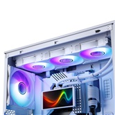 Система водяного охлаждения Phanteks Glacier One 360M25 G2 6” LCD / White / 3x120mm M25 G2 PWM ARGB Fans / PH-GO360M25G2LCD_DWT01