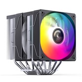Кулер JONSBO CR-3000E ARGB Black LGA1851/1700/1200/115X/AM5/AM4 (12шт/кор, TDP 260W, PWM, 2 x 120mm ARGB LED Fan, 6 тепловых трубок, 4-pin) Retail