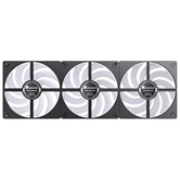 Вентилятор JONSBO ZW-140B (3 in 1) 420х140х26мм (16шт/кор, PWM, ARGB LED, 800-1800об/мин, черный) Retail