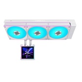 Система водяного охлаждения Lian Li HydroShift II LCD-S 360CL (GHS2LCDS36CW WHITE) / 3.4" IPS LCD / 3x120mm ARGB PWM Fans / G89.GHS2LCDS36CW.R0