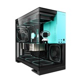 Корпус Geometric Future Model 5 Black Blue with fans / mid tower, E-ATX / 5x140mm ARGB fans / 1AM5WKBB00110