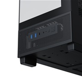 Корпус XASTRA Q500 3ARGB-FG-C10-UC Black ATX/Aquarium/Screewless/ 3x120mm ARGB PWM FG fans/Argb+PWM HUB 10port/ Type-C/ Q500-3FG12A-C10-UC