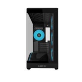 Корпус Lian Li V100 Mini / Black / mATX, TG / 4x 120mm ARGB PWM Fan  / G99.V100RMIX.R0
